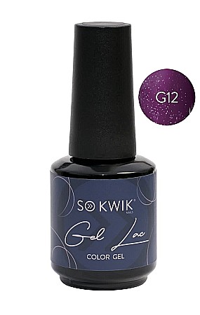 Oje semipermanente - SoKwik - Oja Semipermanenta Glitter Collection G12 (15 ml)