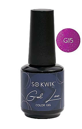 Oje semipermanente - SoKwik - Oja Semipermanenta Glitter Collection G15 (15 ml)