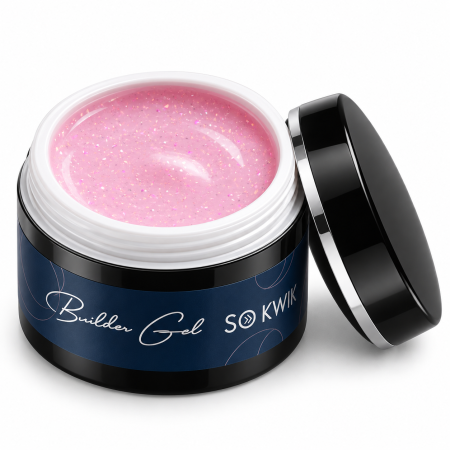 Geluri de constructie - Gel de constructie pentru unghii – Builder Gel Baby Pink Flakes
