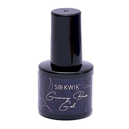 Unghii Tehnice - SoKwik Gummy Base Gel - Clear (8 ml)