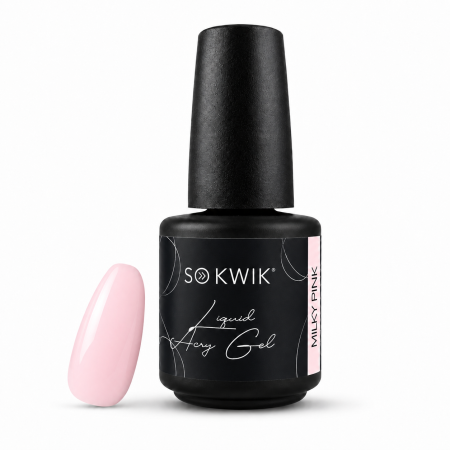 Acrygel - Liquid AcryGel SoKwik 02 Milky Pink 15ml roz laptos