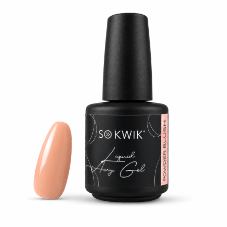 Acrygel - Liquid AcryGel SoKwik 04 Powder Blush 15ml nude piersica pudrat