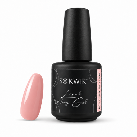 Acrygel - Liquid AcryGel SoKwik 04 Powder Blush 15ml nude piersica pudrat