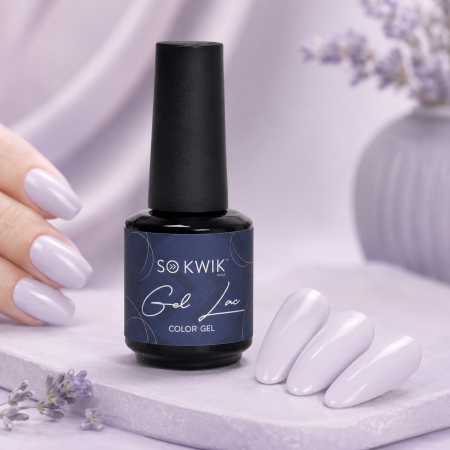 Oja semipermanenta SoKwik 422 Lavender Haze lavanda pastel [1]