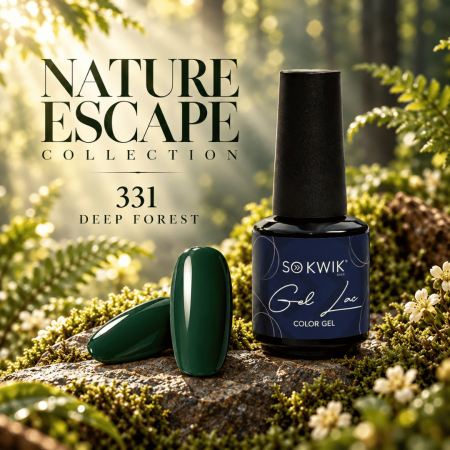 Oja Semipermanenta SoKwik Nature Escape 331 Deep Forest 15ml [2]
