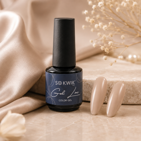 Oja semipermanenta SoKwik 706 Creamy Nude nude bej cremos [1]