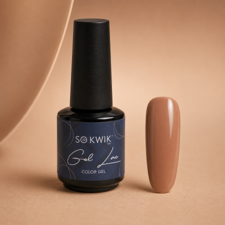 Oja semipermanenta SoKwik 708 Caramel Latte nude caramel [1]