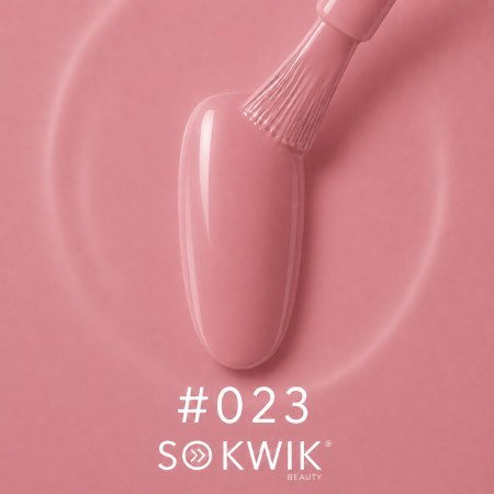 Sistem Geluri UV - Oja semipermanenta SoKwik 023 Pink Veil roz petal delicat