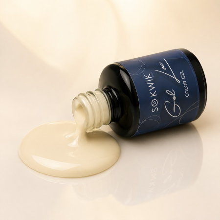 Oja semipermanenta SoKwik 019 Ivory Petal Soft Bloom Collection [1]