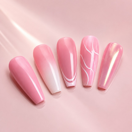 Oja semipermanenta SoKwik 022 Pink Blossom Soft Bloom Collection [2]