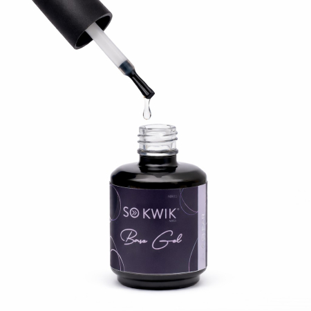 Gel de baza transparent SoKwik Base Gel Renewed 15ml [2]