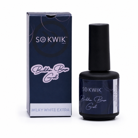 Gel de baza rubber builder SoKwik Milky White Extra 15ml [1]