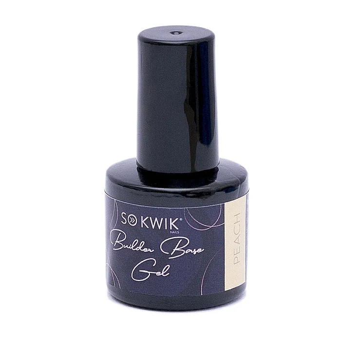 Geluri de baza - Gel de baza SoKwik Builder Rubber Base Gel Peach 8ml