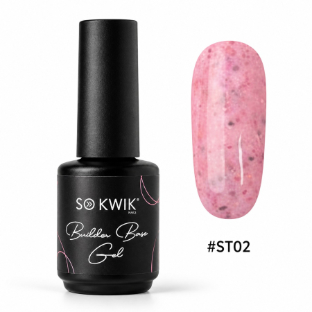 Geluri de baza - Gel de baza SoKwik Builder Base Gel Stone Style ST02 15ml