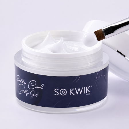 Gel de constructie SoKwik Builder Cool Jelly White 15ml [1]