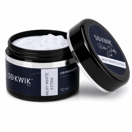 Geluri de constructie - Gel de constructie SoKwik Builder Gel Milky White Extra 50ml