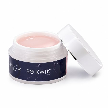 Geluri de constructie - Gel de Constructie SoKwik Builder Gel Natur 50ml Roz Natural Low-Heat