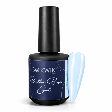Gel de baza SoKwik Builder Rubber Base Gel Baby Blue 15ml [1]