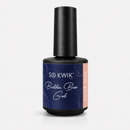 Geluri de baza - Gel de baza SoKwik Builder Flexi Base Gel Cover Nude 15ml