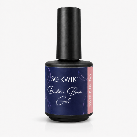 Geluri de baza - Gel de baza SoKwik Builder Flexi Base Gel Cover Pink Tan 15ml