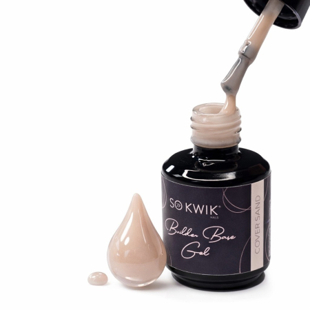 Gel de baza SoKwik Builder Flexi Base Gel Cover Sand 15ml [2]