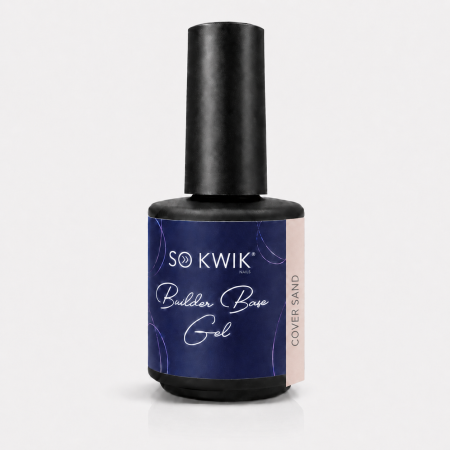 Geluri de baza - Gel de baza SoKwik Builder Flexi Base Gel Cover Sand 15ml