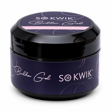 Geluri de constructie - Gel de Constructie SoKwik Cool Builder Gel Cover Pinky 50ml Roz Natural TPO Free si Hema Free