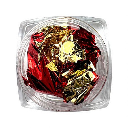 SoKwik - Nail Art Foil RED/GOLD (03) [1]