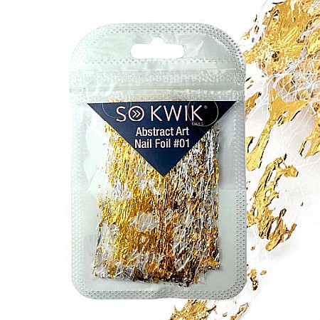 Ornamente - SoKwik - Abstract Art Nail Foil GOLD (01)
