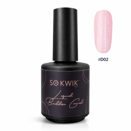 Geluri de constructie - Gel de constructie fluid SoKwik Liquid Builder Gel Diamond Collection D02