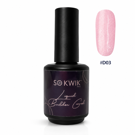 Geluri de constructie - Gel de constructie fluid SoKwik Liquid Builder Gel Diamond Collection D03