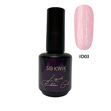 Geluri de baza - SoKwik - Liquid Builder Gel Diamond Collection D03