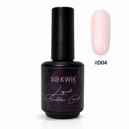 Geluri de constructie - Gel de constructie fluid SoKwik Liquid Builder Gel Diamond Collection D04