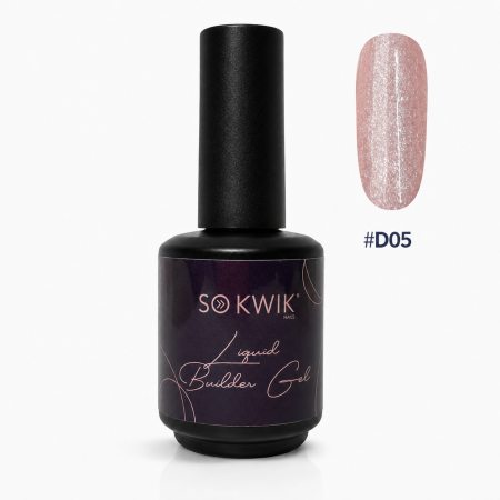Geluri de constructie - Gel de constructie fluid SoKwik Liquid Builder Gel Diamond Collection D05
