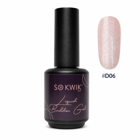 Geluri de constructie - Gel de constructie fluid SoKwik Liquid Builder Gel Diamond Collection D06