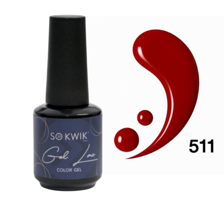 Oje semipermanente - Oja semipermanenta SoKwik 511 Rosu Intens Red Collection