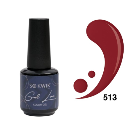 Oje semipermanente - Oja semipermanenta SoKwik 513 Rosu Burgundy Red Collection