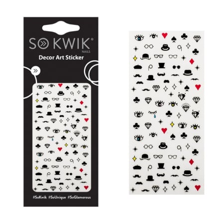 Ornamente - SoKwik - Ornamente Unghii - Nail Art Sticker - Cute 169