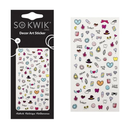 Ornamente - SoKwik - Ornamente Unghii - Nail Art Sticker - Cute 171