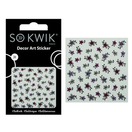 Nail Art - SoKwik - Ornamente Unghii - Nail Art Sticker - Flower 236