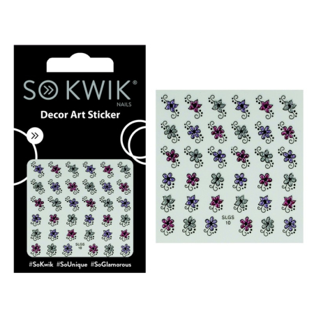 Nail Art - SoKwik - Ornamente Unghii - Nail Art Sticker - Flower 237