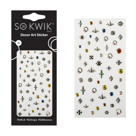 Ornamente - SoKwik - Ornamente Unghii - Nail Art Sticker - Jewel 174