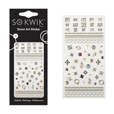 Nail Art - SoKwik - Ornamente Unghii - Nail Art Sticker - Jewel 176