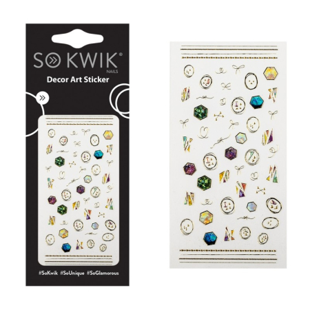 Ornamente - SoKwik - Ornamente Unghii - Nail Art Sticker - Jewel 177