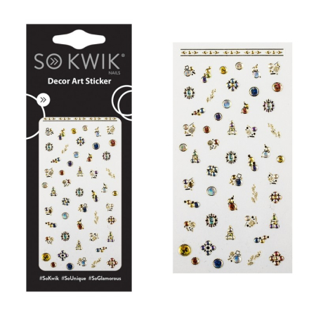 Ornamente - SoKwik - Ornamente Unghii - Nail Art Sticker - Jewel 180
