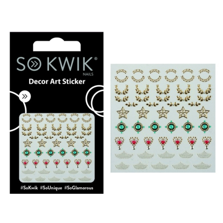 Nail Art - SoKwik - Ornamente Unghii - Nail Art Sticker - Jewel 256