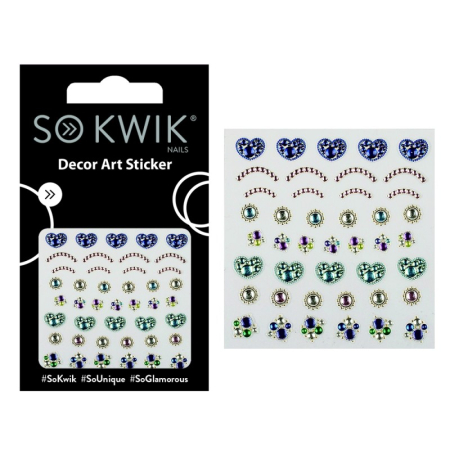 Nail Art - SoKwik - Ornamente Unghii - Nail Art Sticker - Vivid 198