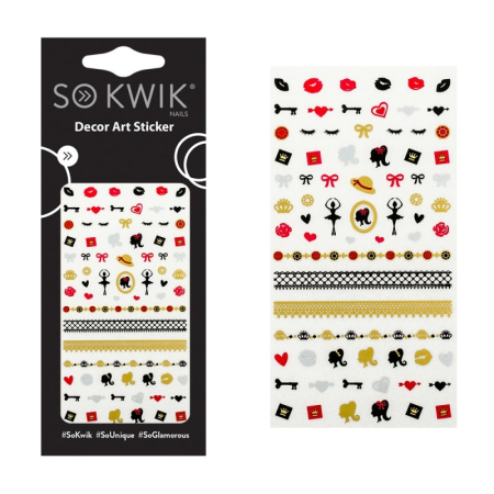 Nail Art - SoKwik - Ornamente Unghii - Water Free Decals 187