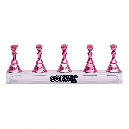 Accesorii - SoKwik - Suport Magnetic Tipsuri Pink (roz metal)