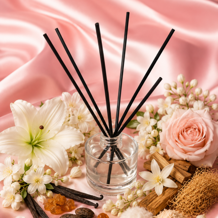 Difuzor de Cameră cu Bețișoare Cashmere Garden – Flori Albe, Iasomie & Vanilie | 100 ml [2]